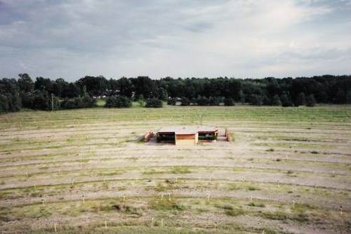 Plainfield Drive-In Theatre - Concession Stand From Screen 1987 From Greg T (newer photo)